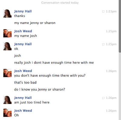 Ode to Jenny or Sharon, my new soul mate